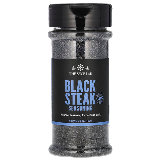 The Spice Lab, Black Steak Seasoning, 5.9 oz (167 g) - Image 1
