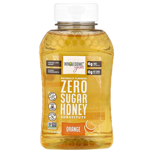 Wholesome Yum, Zero Sugar Honey Substitute, Orange, 11 oz (312 g) - Image 1