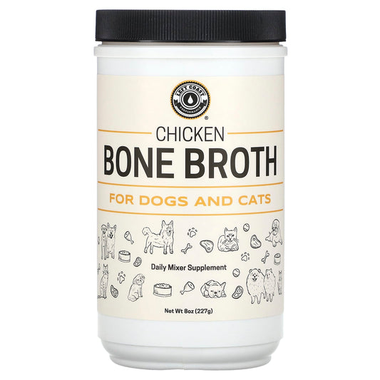 Left Coast Performance, Chicken Bone Broth, For Dogs and Cats, 8 oz (227 g) - Image 1