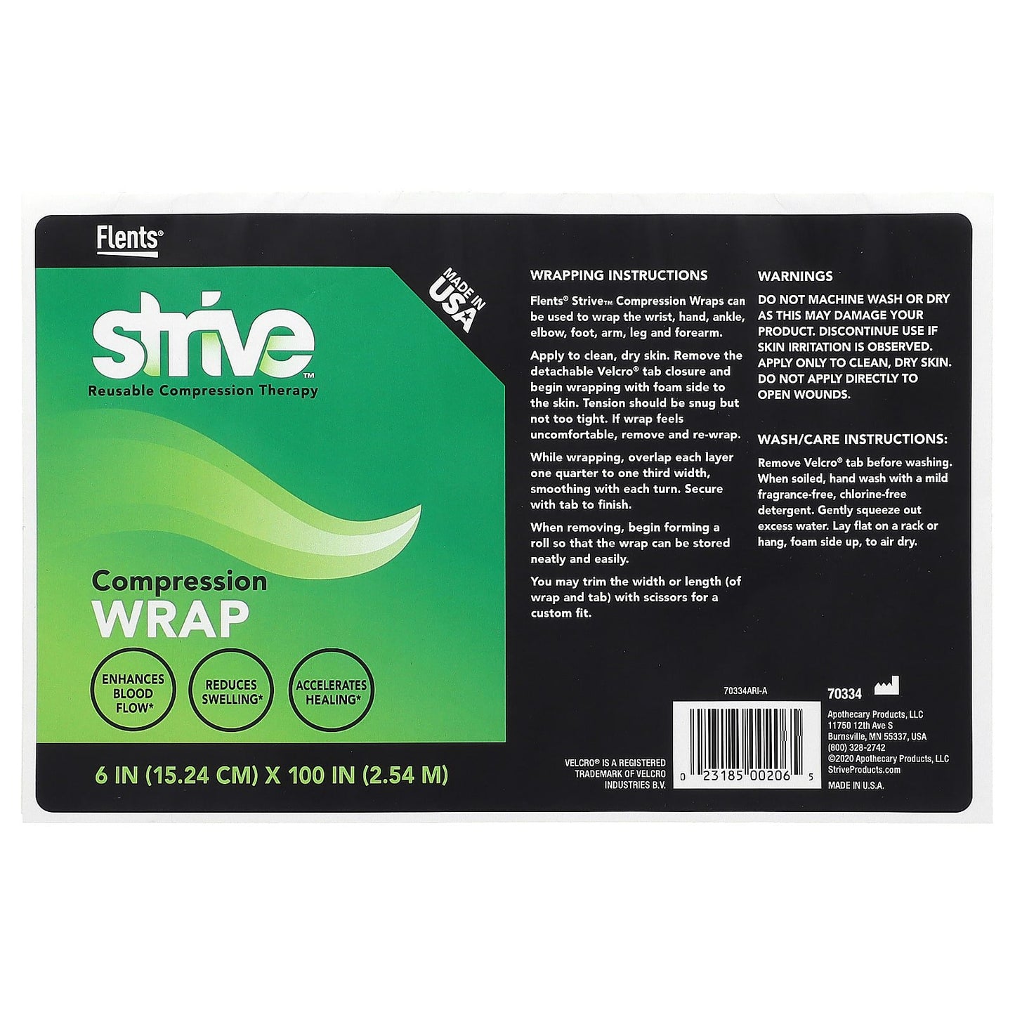 Strive, Reusable Compression Therapy, Compression Wrap , 1 Count - Image 1