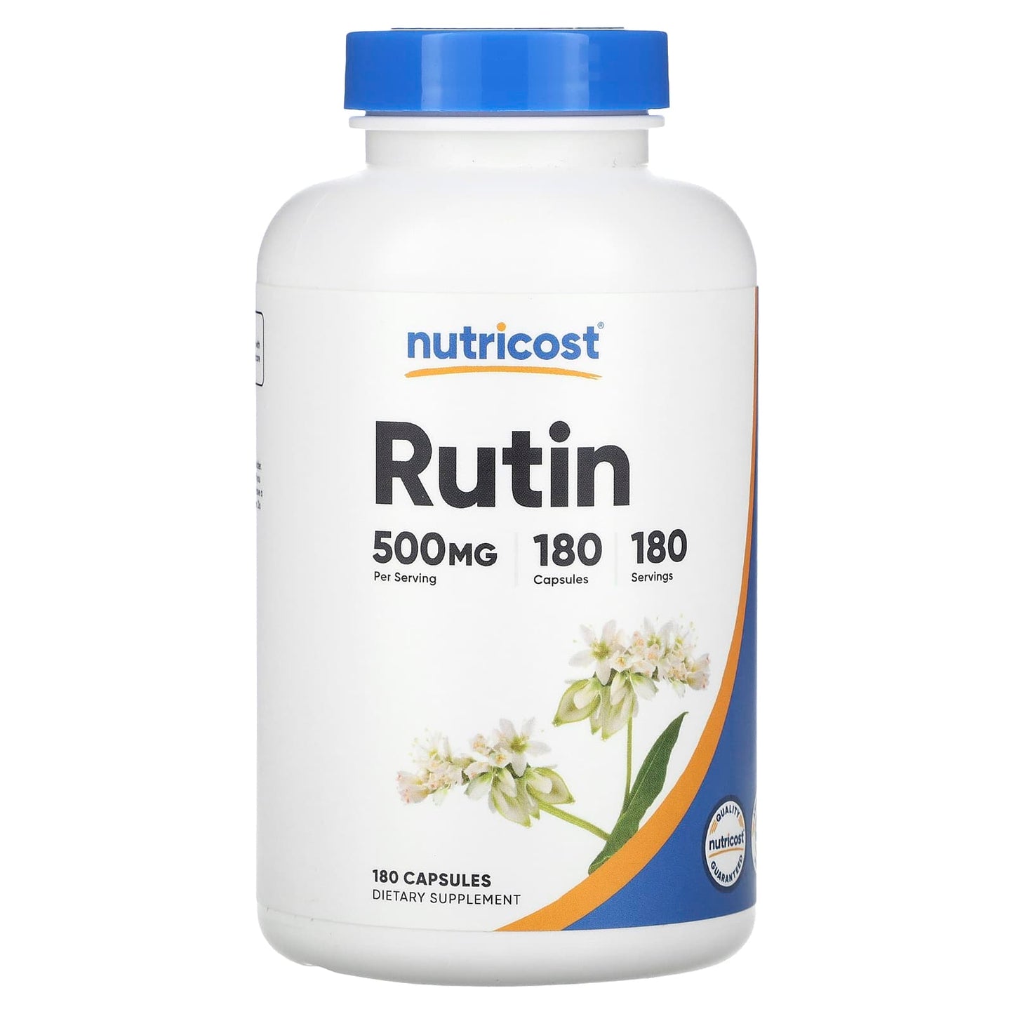 Nutricost, Rutin, 500 mg, 180 Capsules - Image 1
