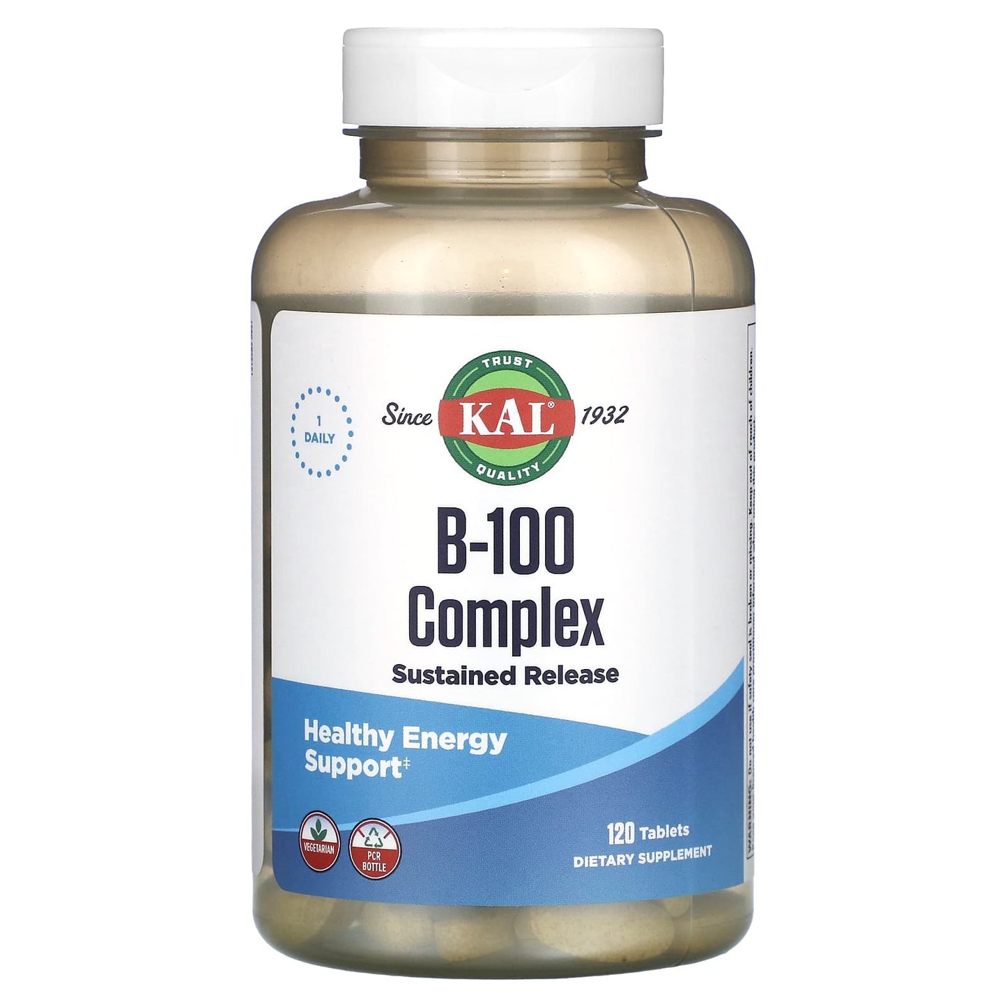 KAL, B-100 Complex, 120 Tablets - Image 1