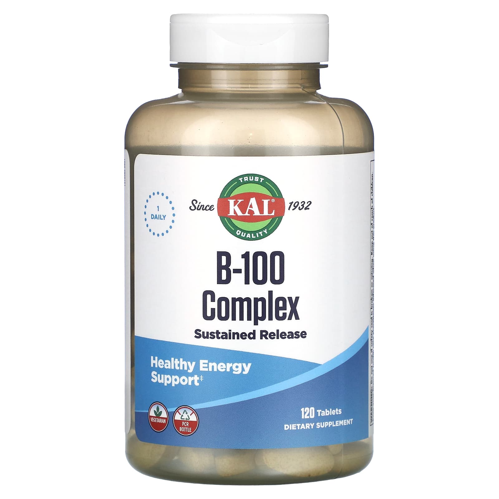 KAL, B-100 Complex, 120 Tablets - Image 1