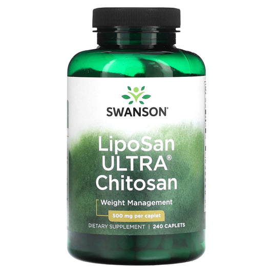 Swanson, LipoSan Ultra Chitosan, 240 Caplets - Image 1