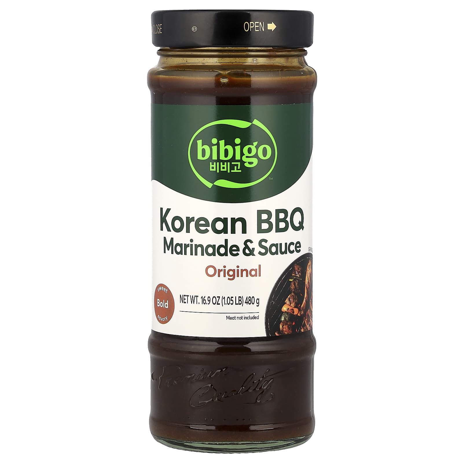 Authentic Korean BBQ Marinade & Sauce by Bibigo, 16.9 oz - Image 1