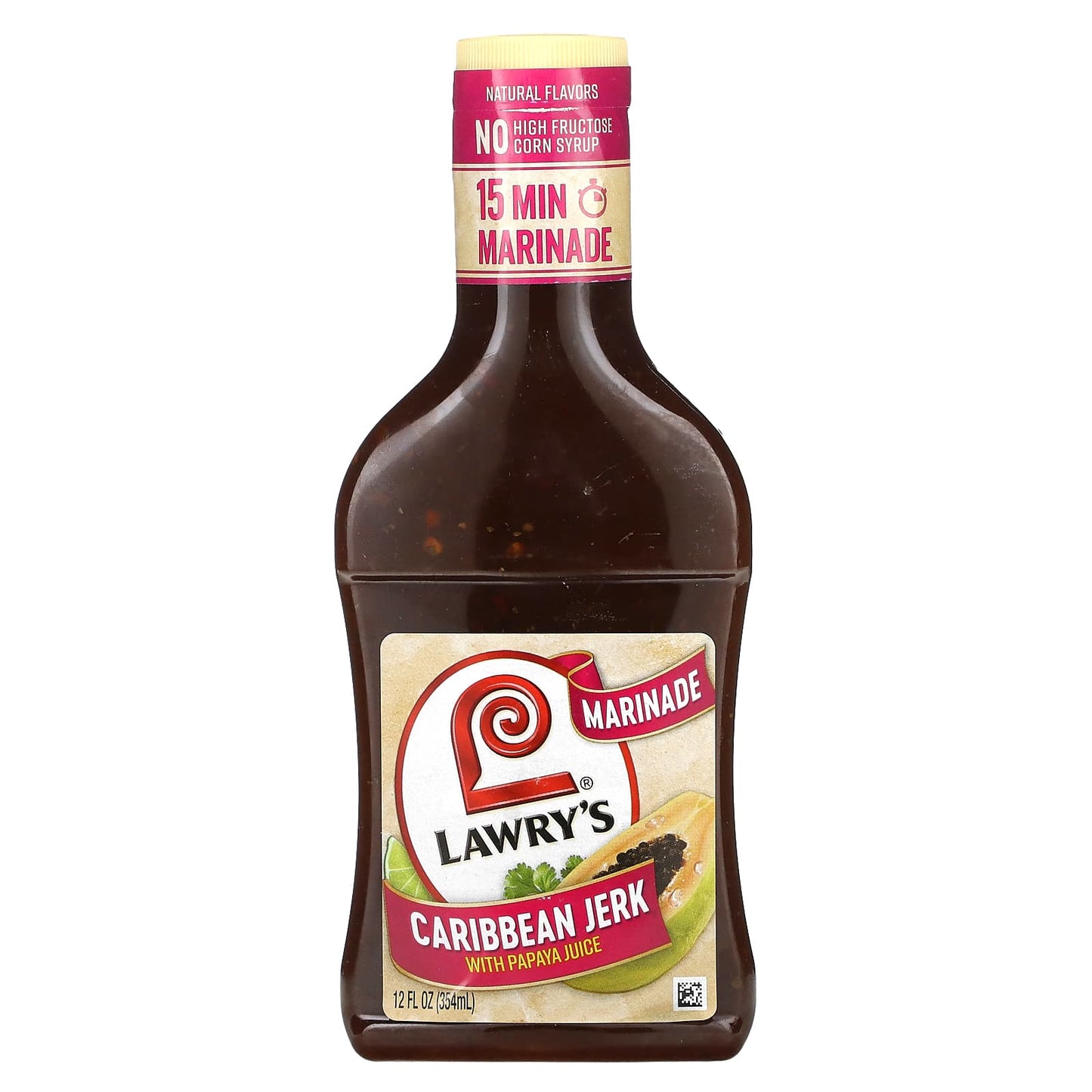 Lawry's, Marinade, Caribbean Jerk With Papaya Juice , 12 fl oz (354 ml) - Image 1