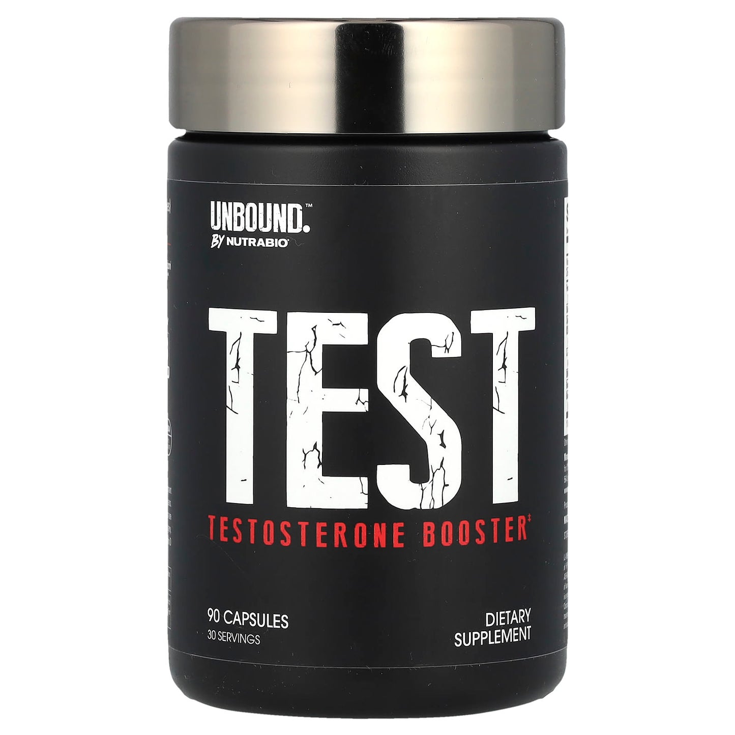 NutraBio, Test, Testosterone Booster, 90 Capsules - Image 1
