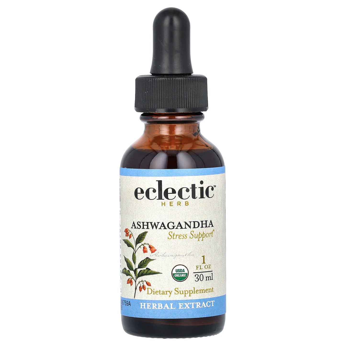 Ashwagandha Extract Stress Support Supplement 250mg 30ml - Image 1