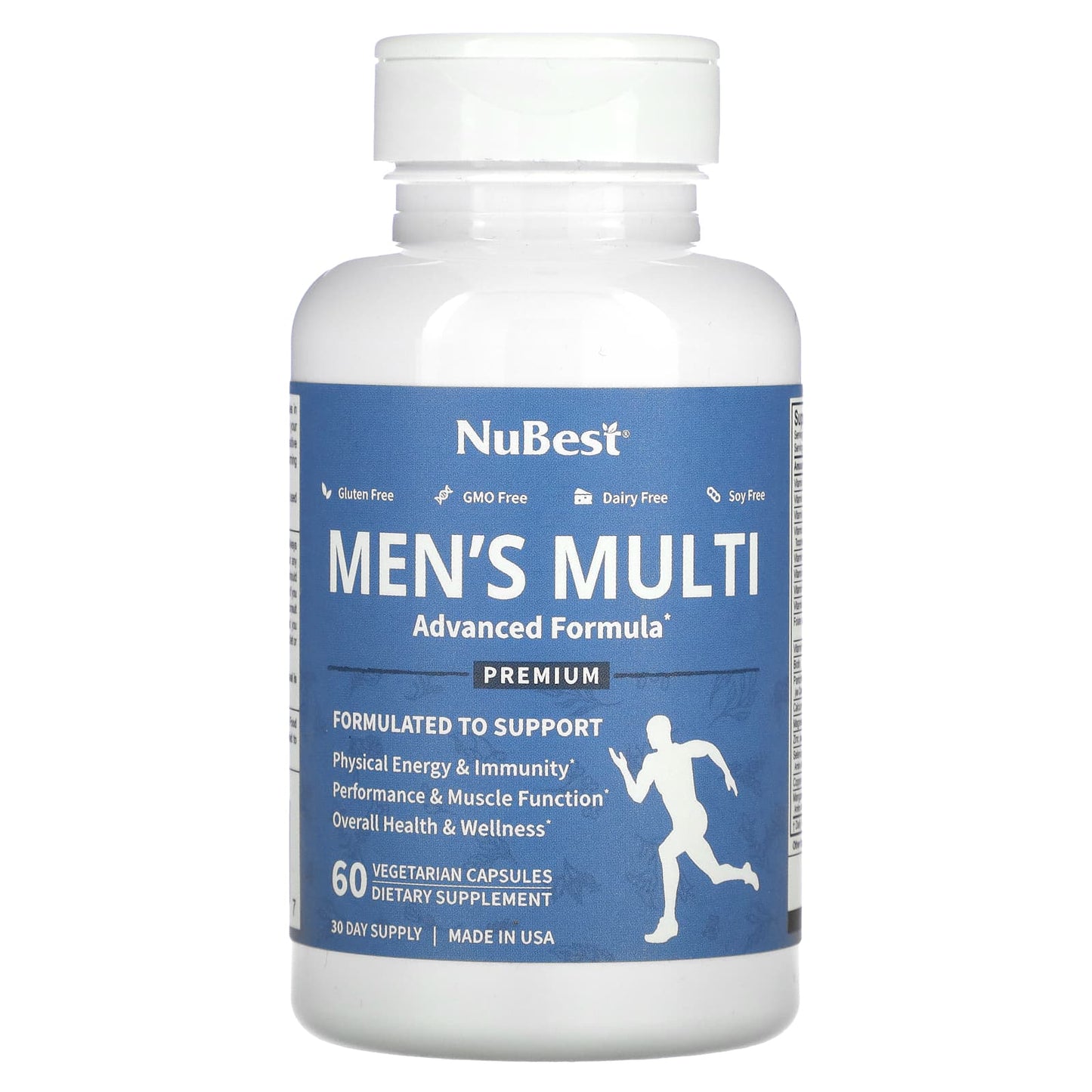 NuBest, Premium Men's Multi , 60 Vegetarian Capsules - Image 1