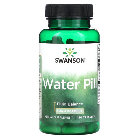 Swanson, Water Pill, 2-In-1 Formula, 120 Capsules - Image 1
