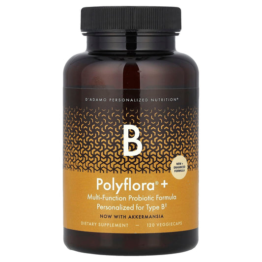 D'adamo Polyflora+ B Probiotic Supplement for Type B Individuals - Image 1