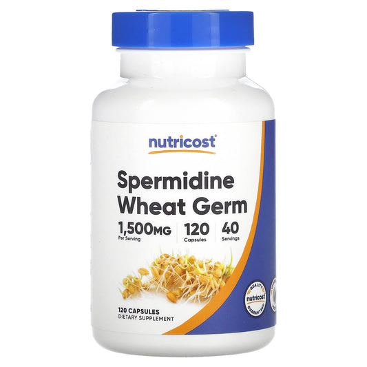 Nutricost, Spermidine Wheat Germ, 120 Capsules (500 mg per Capsule) - Image 1