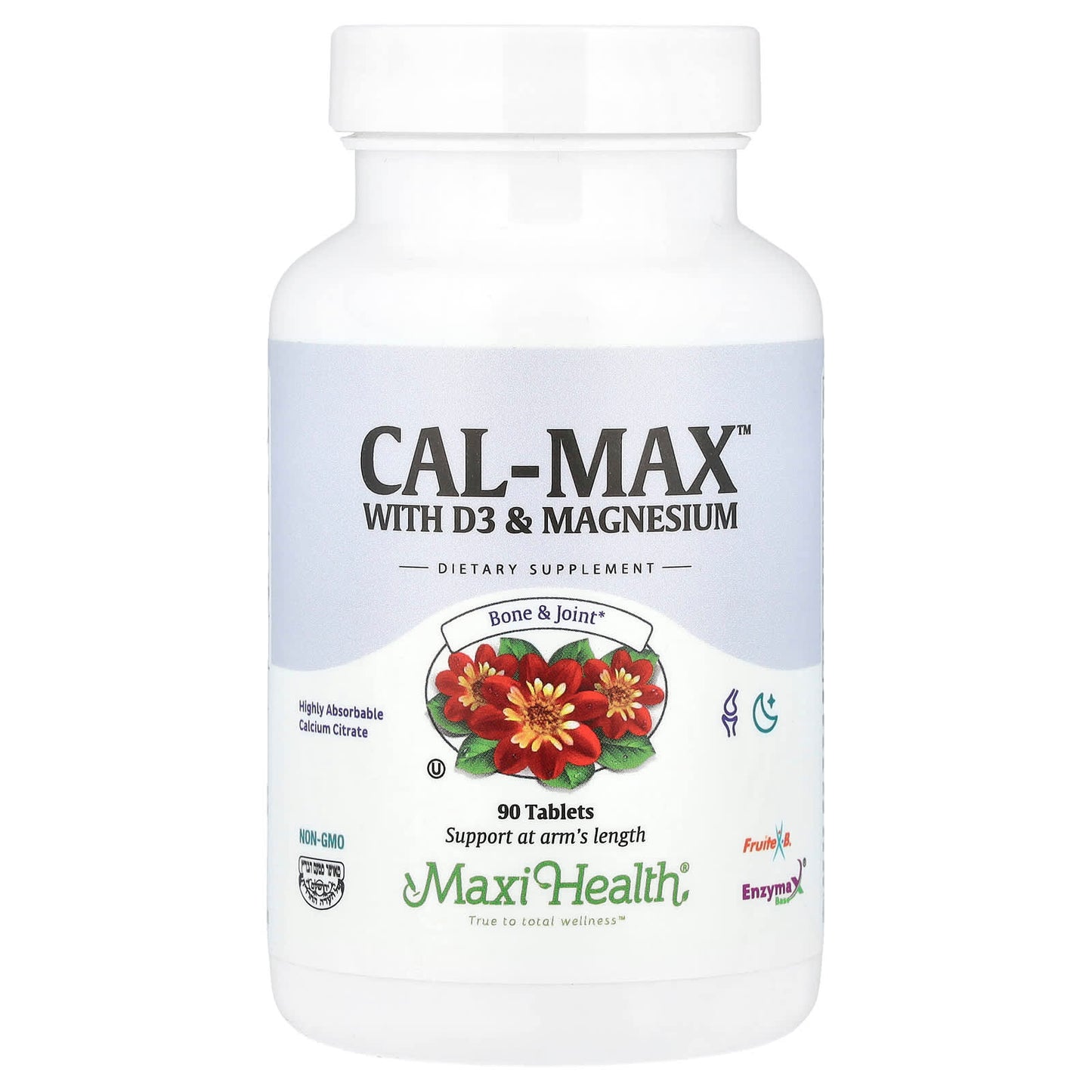 Maxi Health, Cal-Max™ With D3 & Magnesium, 90 Tablets - Image 1