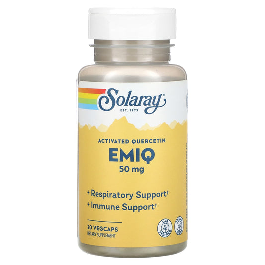 Solaray, Activated Quercetin, Emiq, 50 mg, 30 VegCaps - Image 1