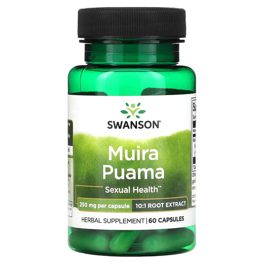 Swanson, Muira Puama, 250 mg, 60 Capsules - Image 1
