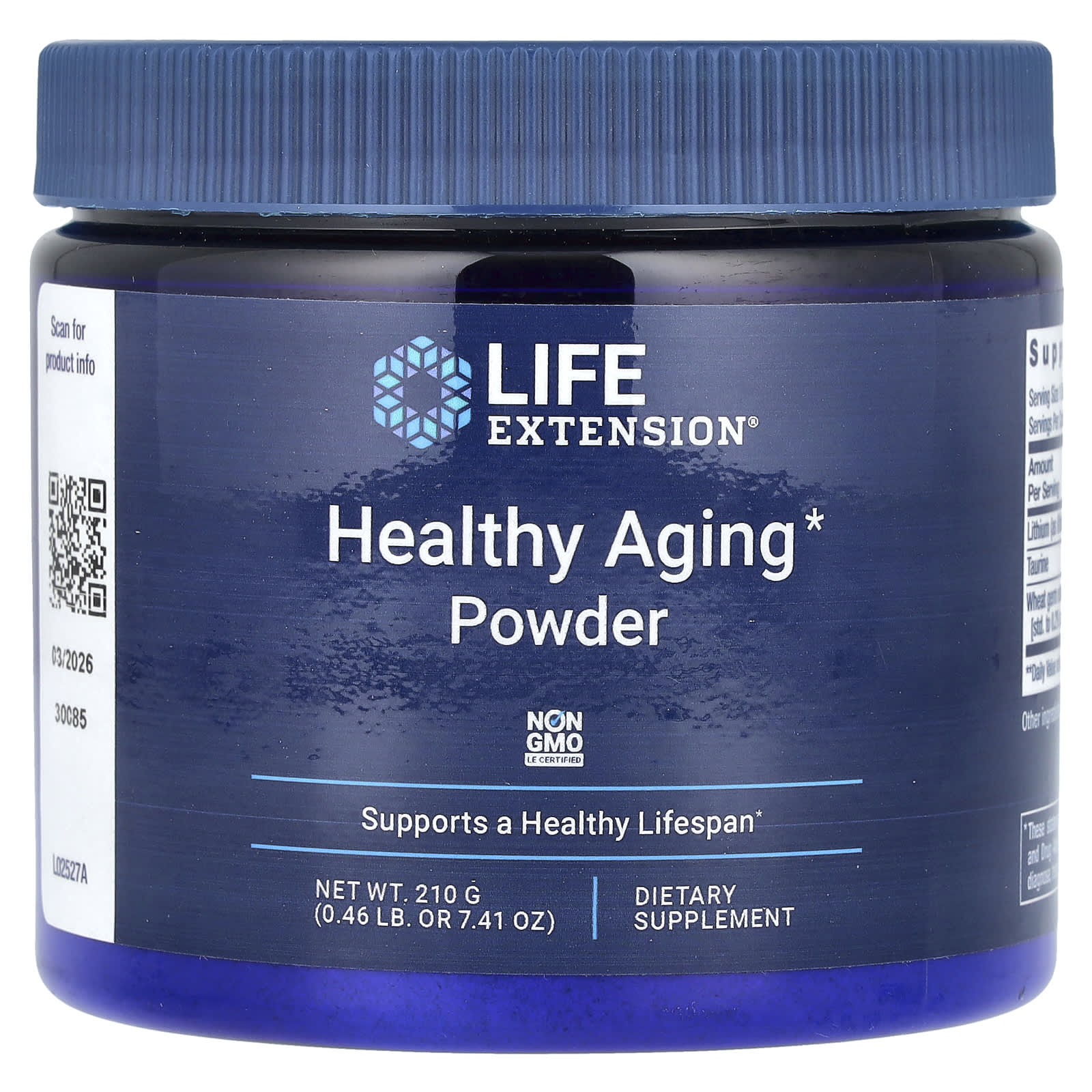 Life Extension, Healthy Aging Powder, 7.41 oz (210 g) - Image 1