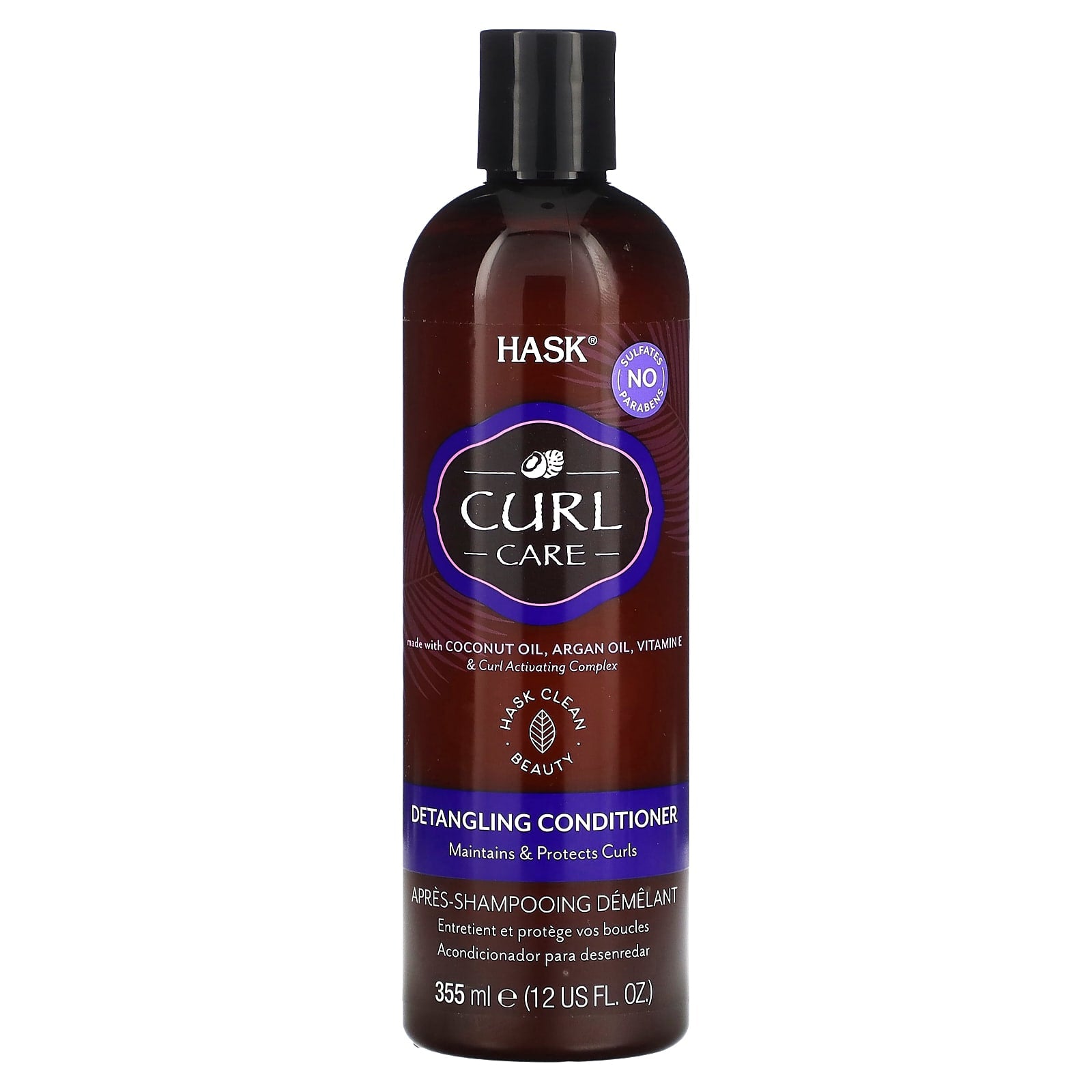 Hask Beauty Curl Care Detangling Conditioner for All Curl Patterns - Image 1