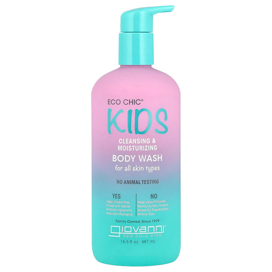 Giovanni Eco Chic Kids Body Wash, Vegan, Cruelty-Free, 16.5 fl oz - Image 1