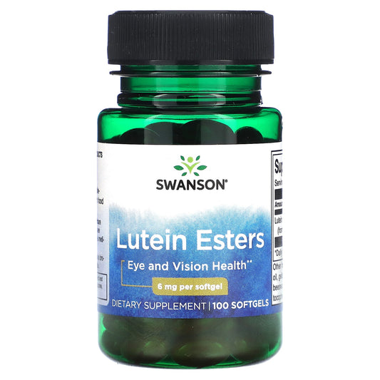 Swanson, Lutein Esters, 6 mg, 100 Softgels - Image 1