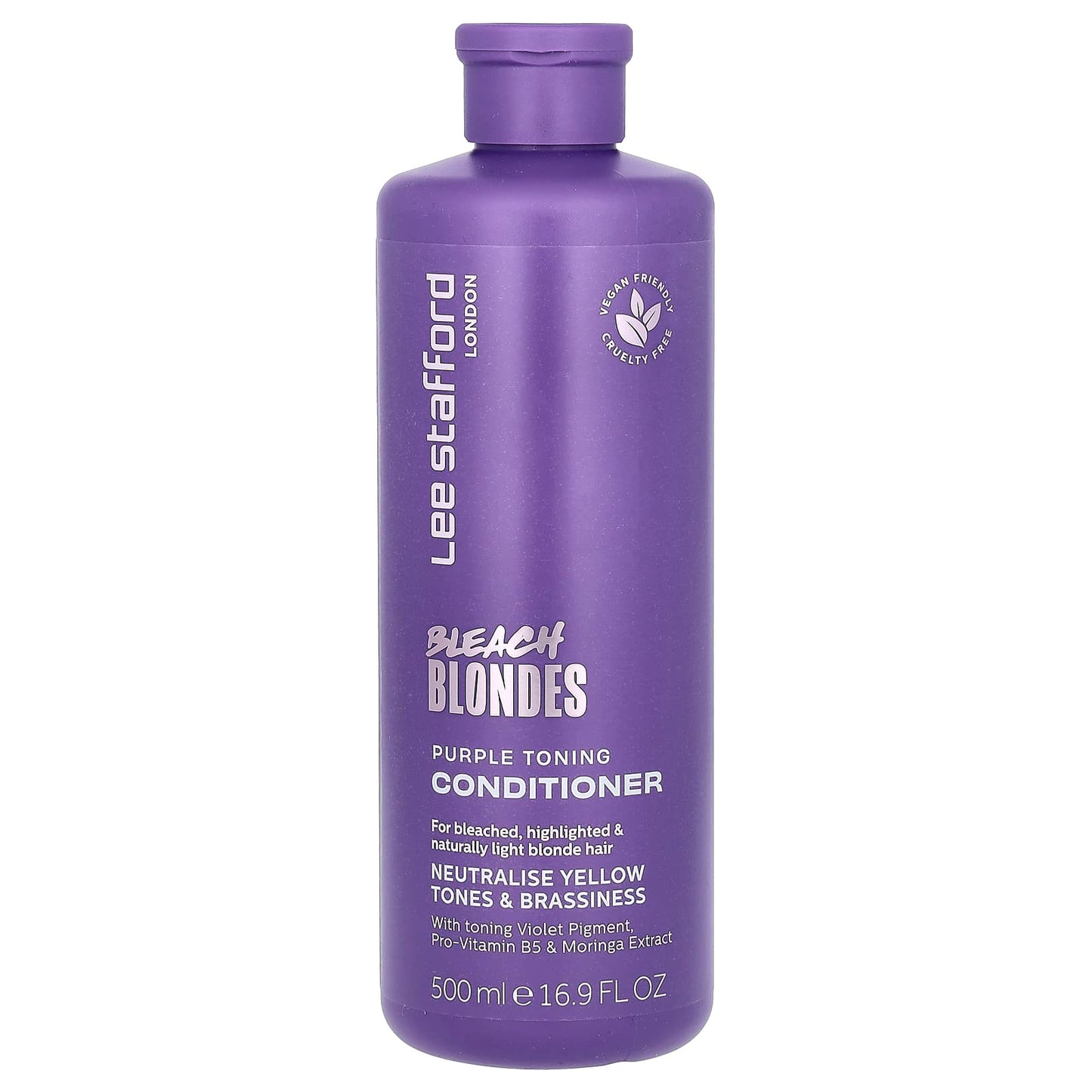 Lee Stafford, Bleach Blondes, Purple Toning Conditioner, For Bleached, Highlighted & Naturally Light Blonde Hair, 16.9 fl oz (500 ml) - Image 1