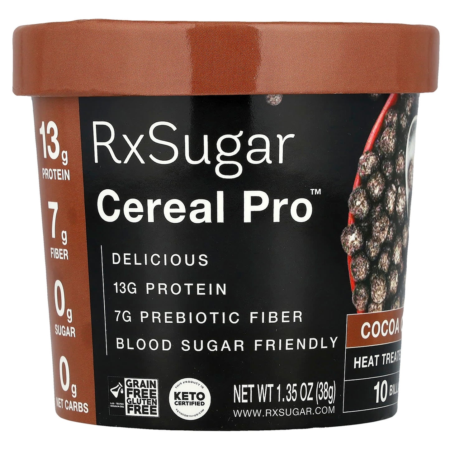 RxSugar, Cereal Pro™, Cocoa Crunch, 1.35 oz (38 g) - Image 1