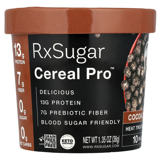 RxSugar, Cereal Pro™, Cocoa Crunch, 1.35 oz (38 g) - Image 1