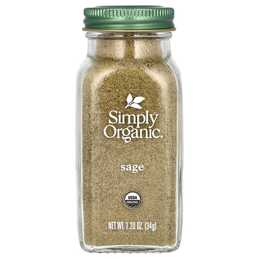 Simply Organic, Sage, 1.2 oz (34 g) - Image 1