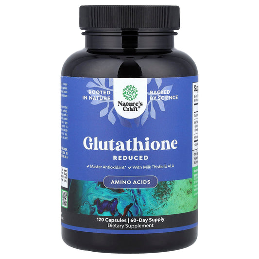 Nature's Craft, Glutathione, 120 Capsules - Image 1