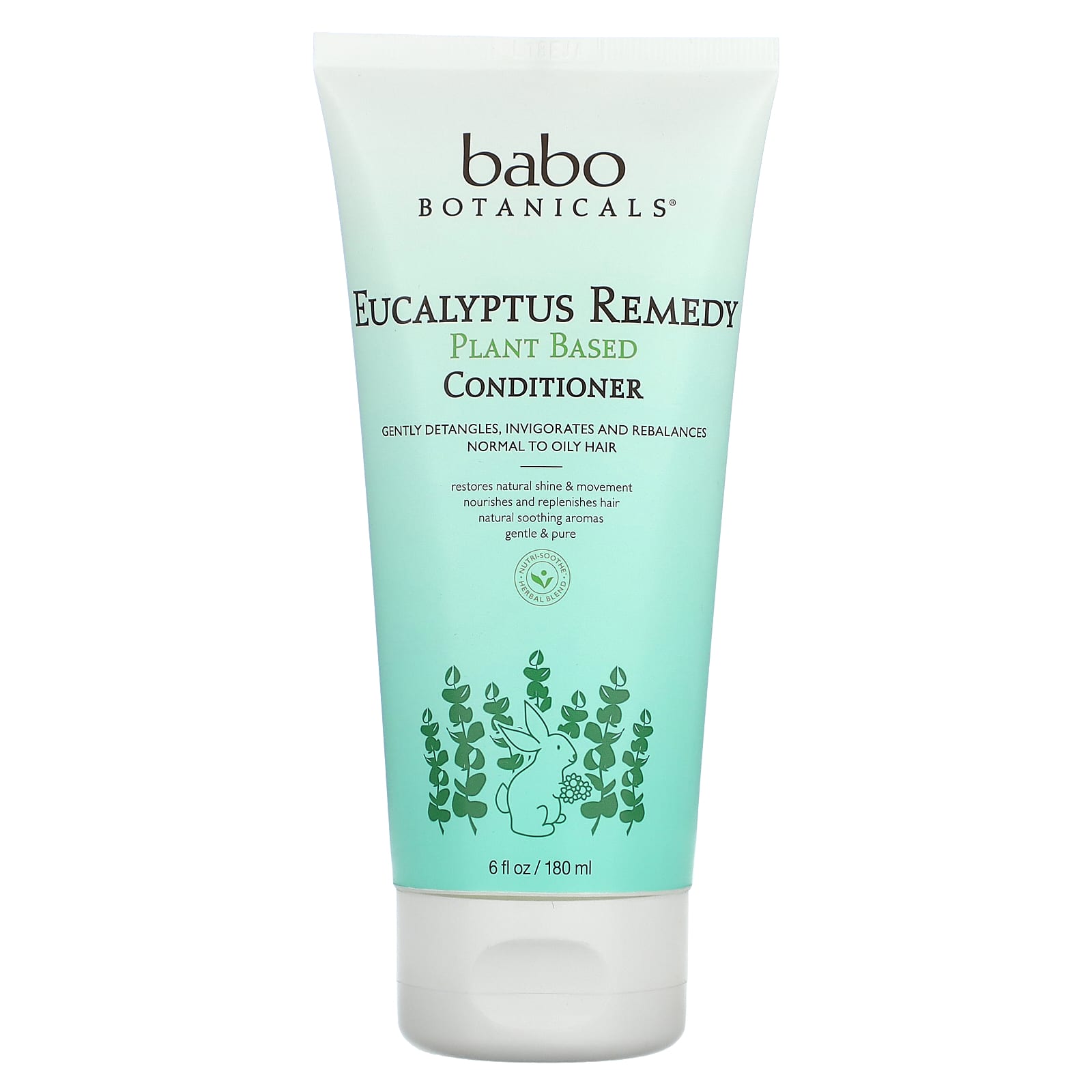 Eucalyptus Remedy Conditioner for Normal to Oily Hair, Plant-Based, 6 fl oz - Image 1