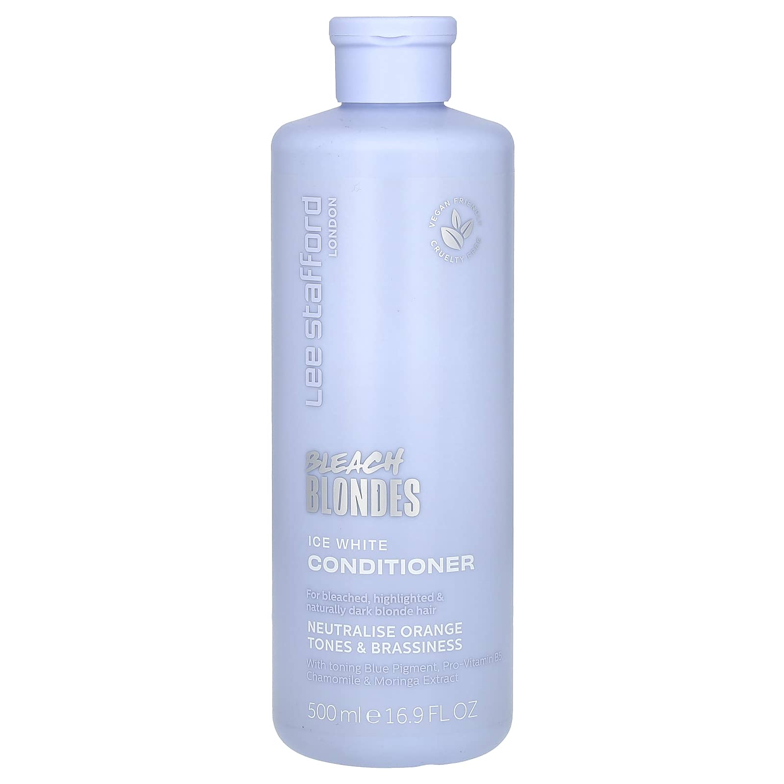 Lee Stafford, Bleach Blondes, Ice White Conditioner, For Bleached, Highlighted & Naturally Dark Blonde Hair, 16.9 fl oz (500 ml) - Image 1