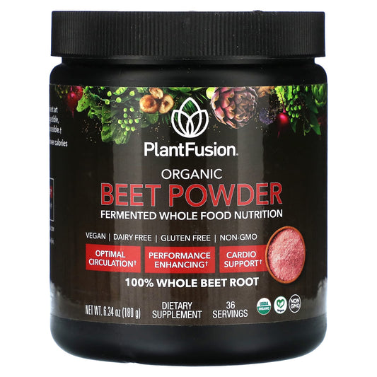 PlantFusion, Organic Beet Powder, 6.43 oz (180 g) - Image 1