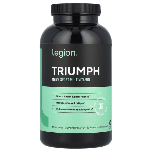 Legion Athletics, Triumph, Men's Sport Multivitamin, 240 Vegetarian Capsules - Image 1