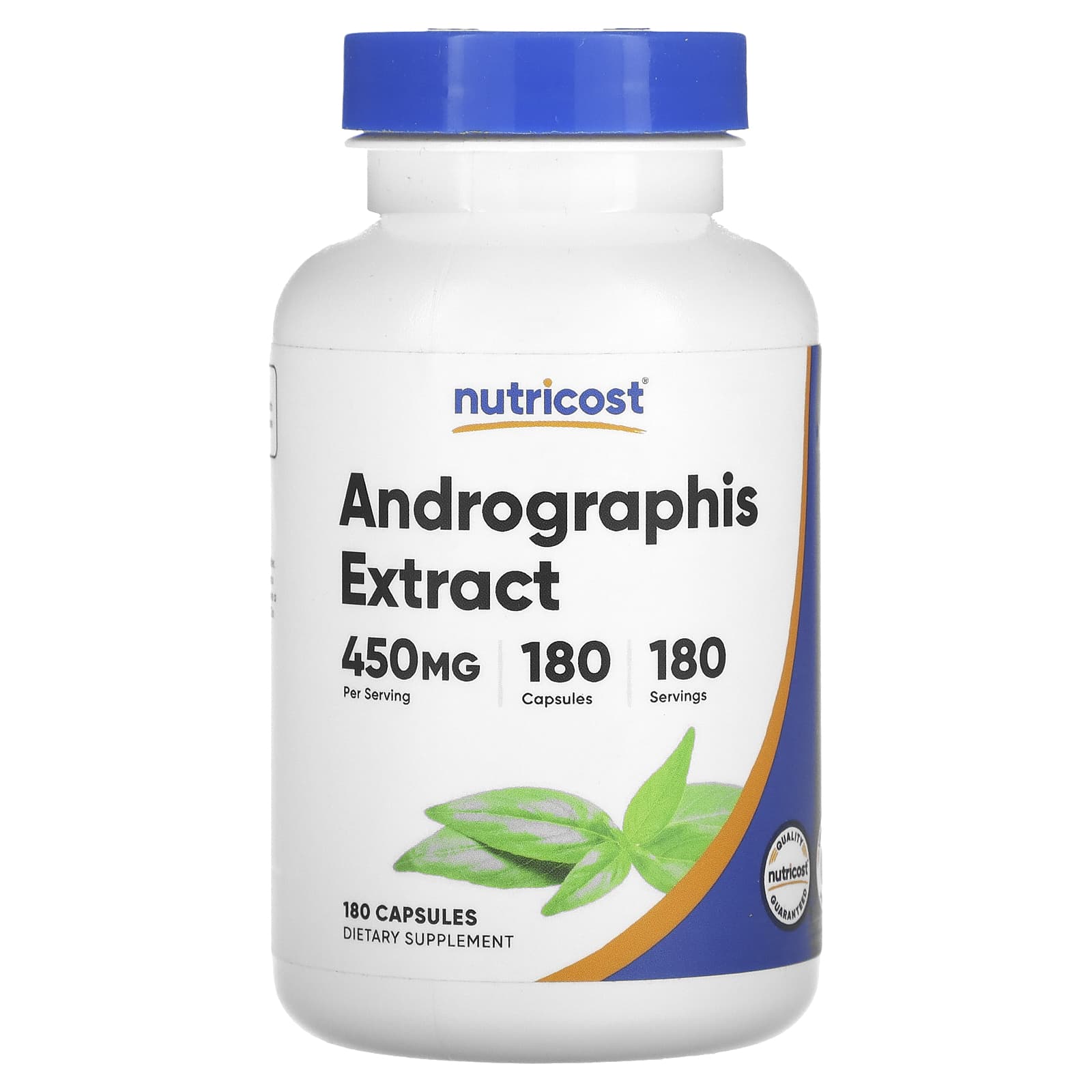 Nutricost, Andrographis Extract, 450 mg, 180 Capsules - Image 1