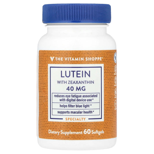 The Vitamin Shoppe, Lutein with Zeaxanthin, 60 Softgels - Image 1