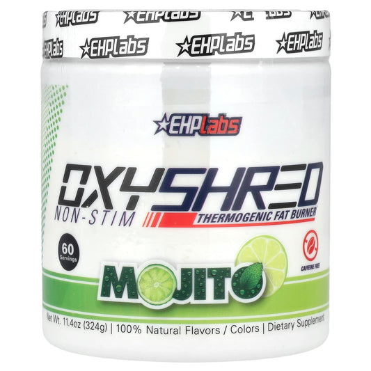 EHPlabs OxyShred Non-Stim Thermogenic Fat Burner, 11.4 oz (324 g) - Image 1
