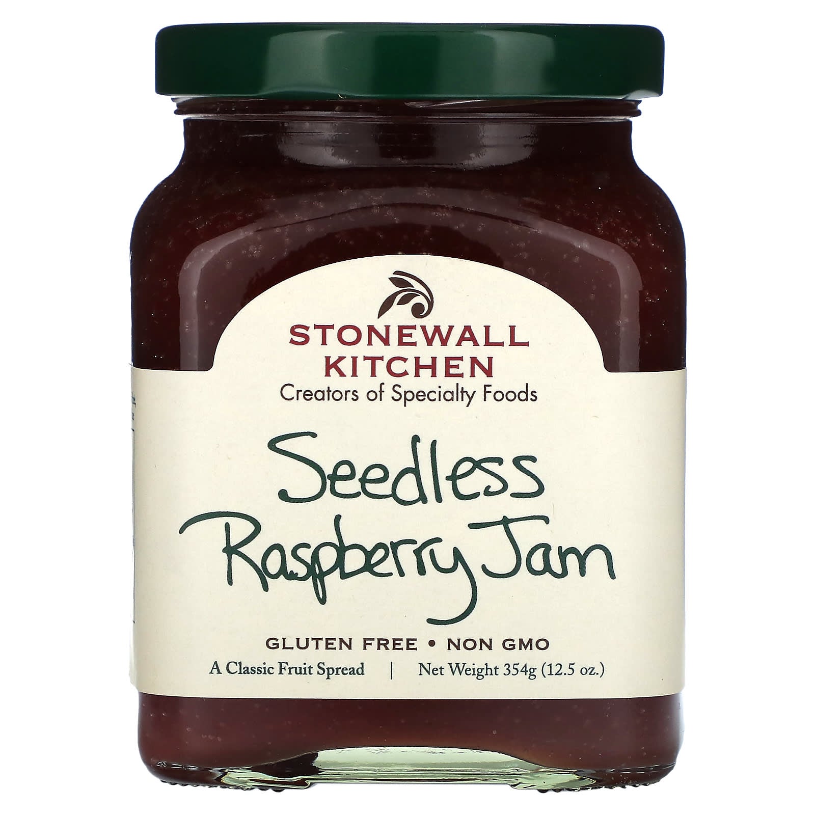 Stonewall Kitchen, Seedless Raspberry Jam, 12.5 oz (354 g) - Image 1