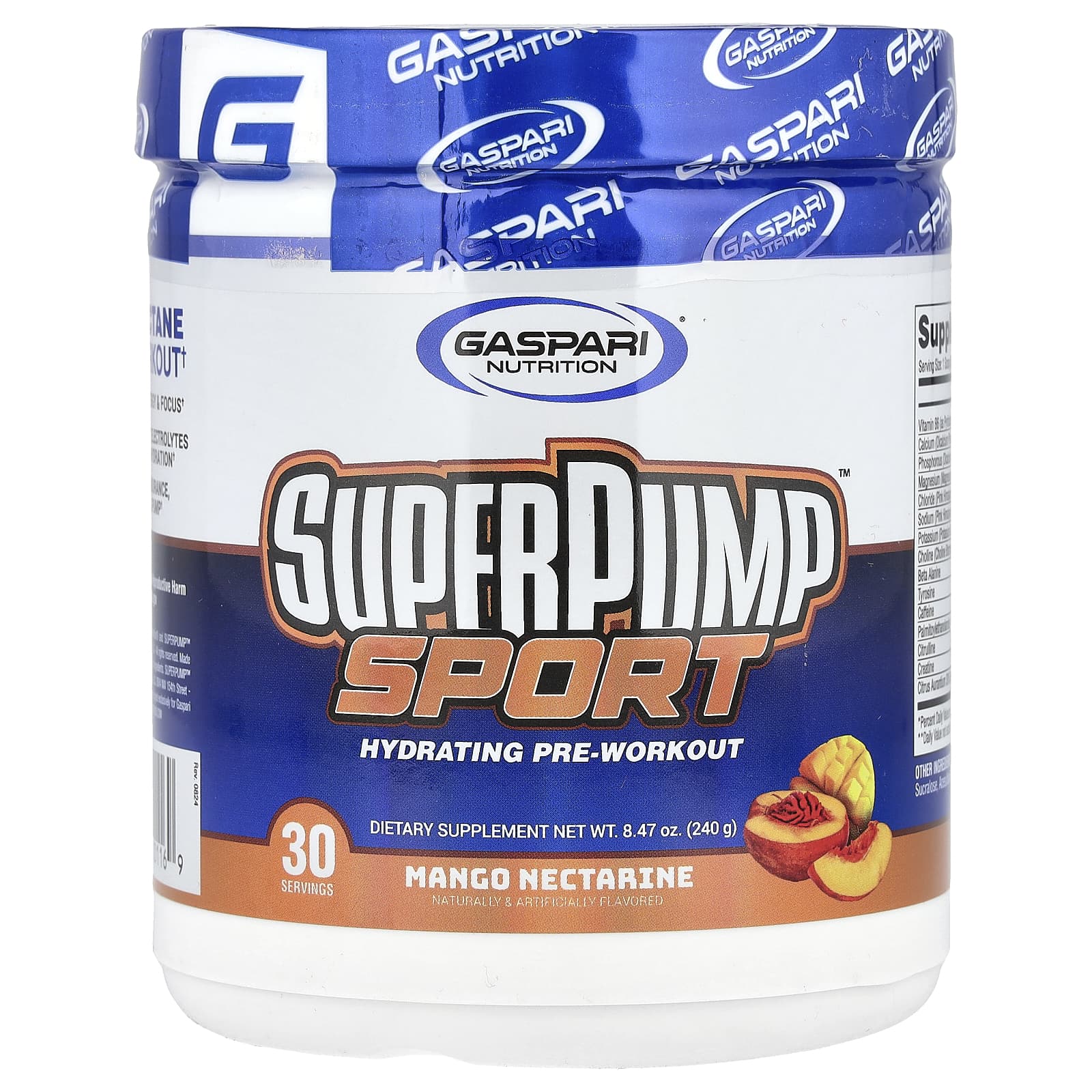 Hydrating Pre-Workout Supplement for Energy & Focus - Image 1