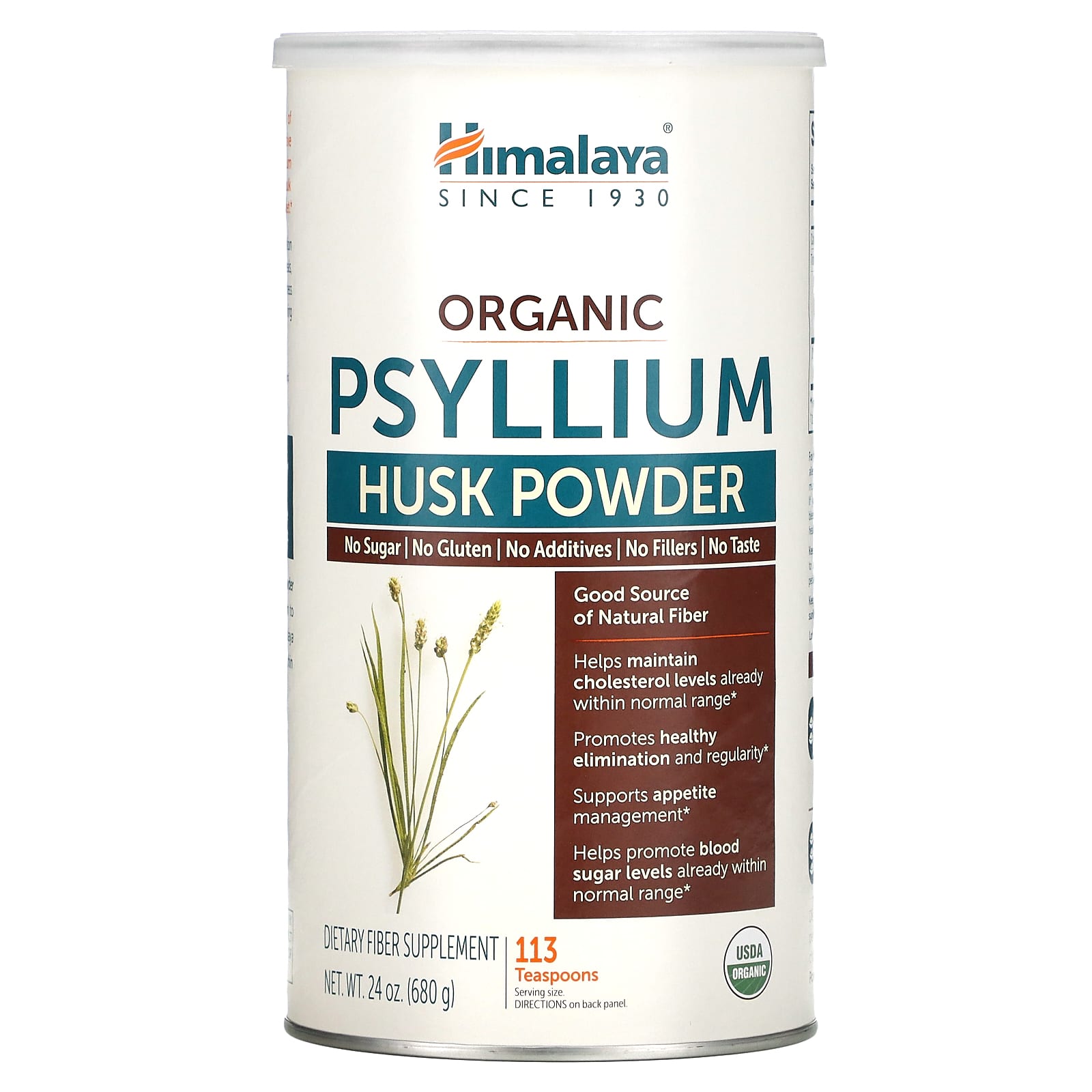 Himalaya Organic Psyllium Husk Powder - 24 oz (680 g) - Image 1