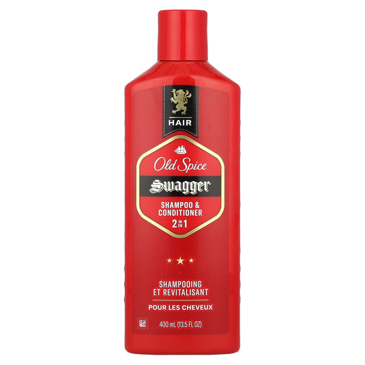 Old Spice, 2 in 1 Shampoo & Conditioner, Swagger, 13.5 fl oz (400 ml) - Image 1
