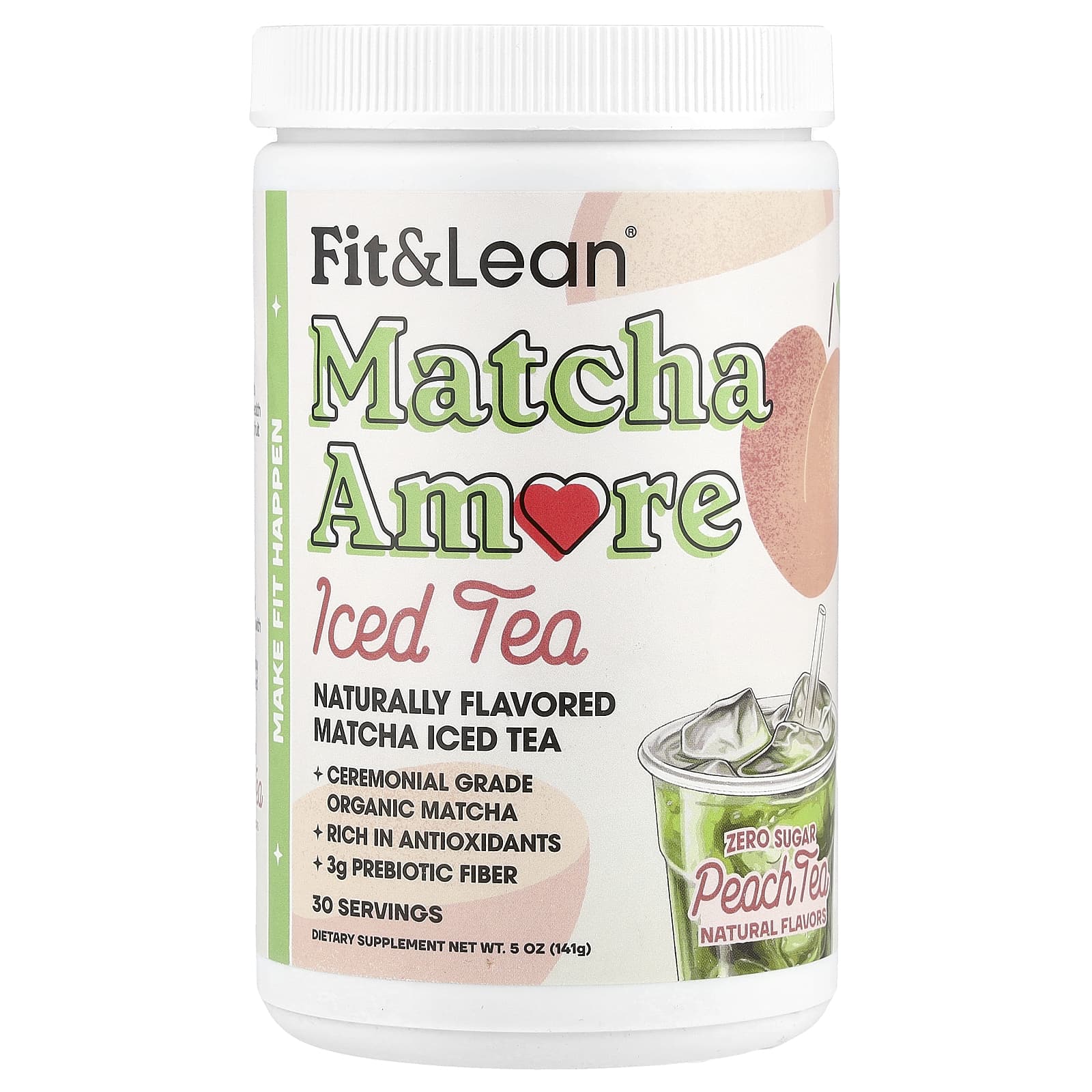 Boost Energy & Focus with Organic Matcha Iced Tea by Fit & Lean - Image 1