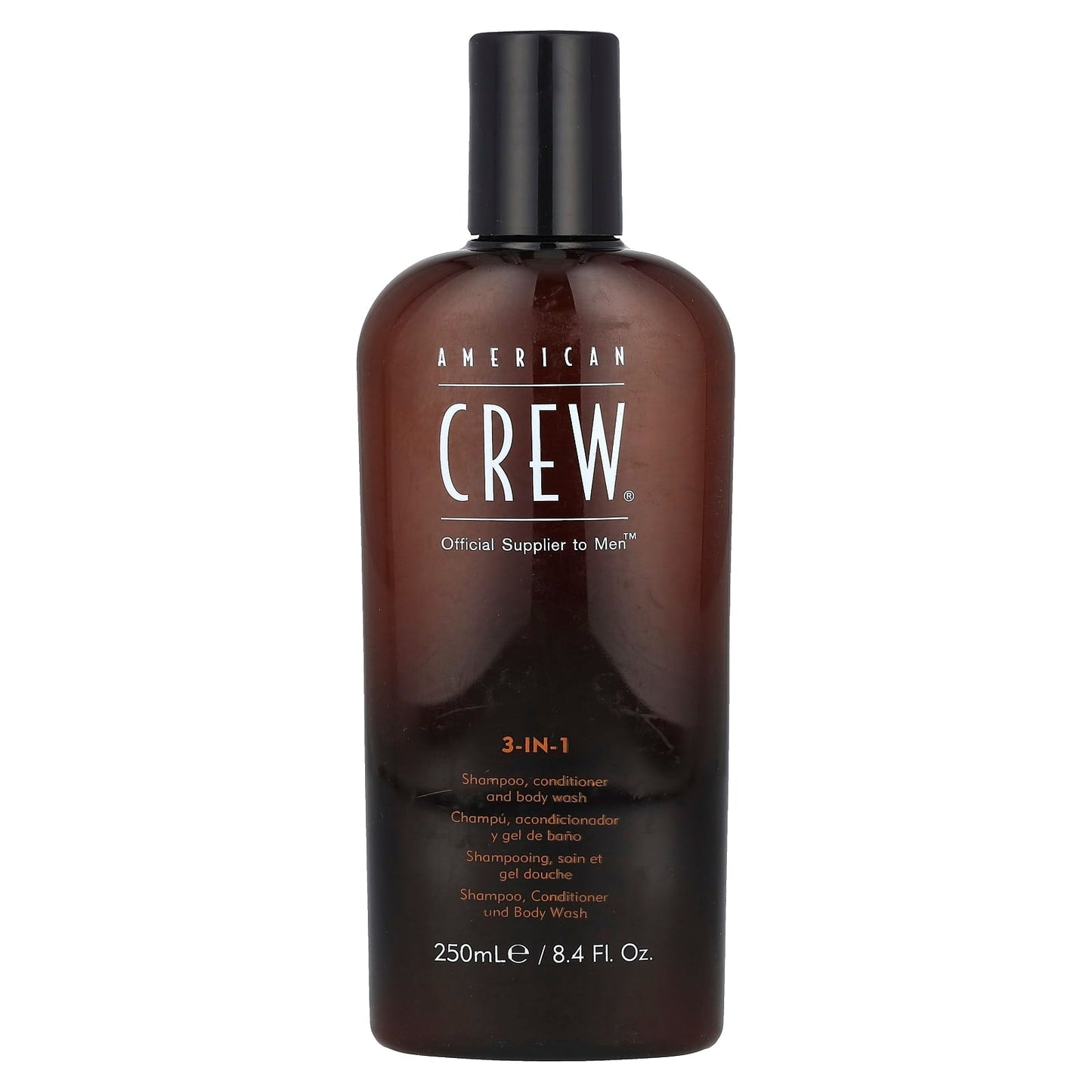American Crew 3-In-1 Shampoo, Conditioner & Body Wash 250ml - Image 1
