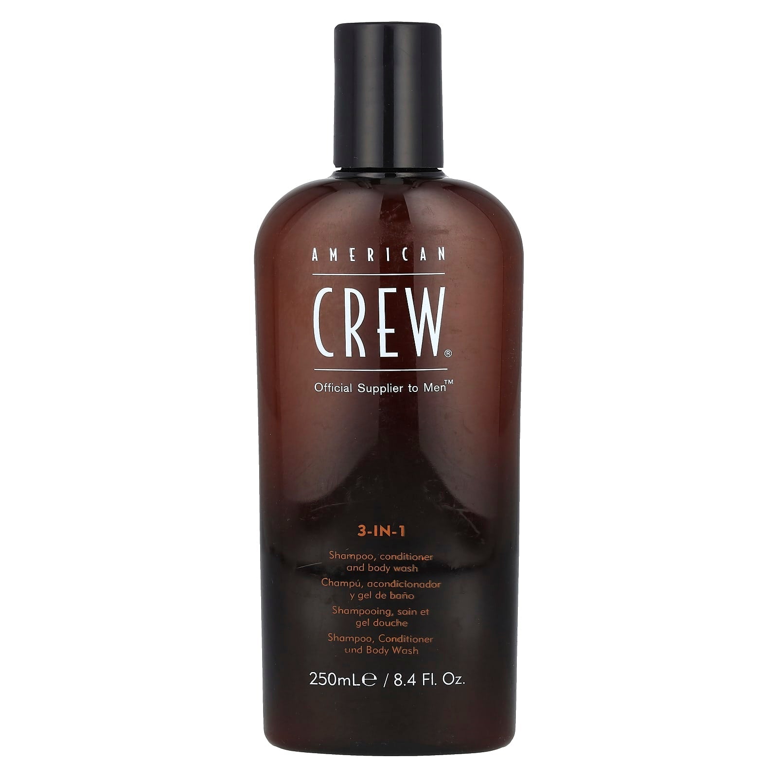 American Crew 3-In-1 Shampoo, Conditioner & Body Wash 250ml - Image 1
