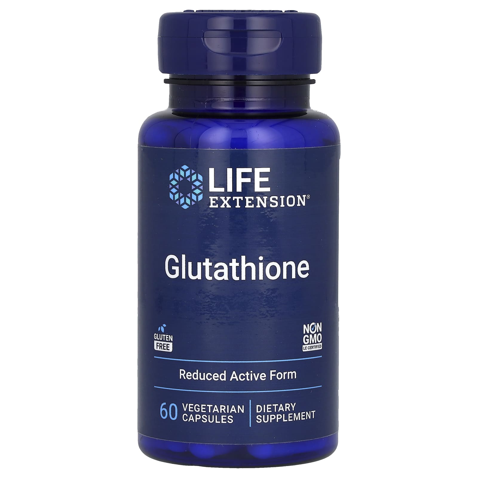 Life Extension, Glutathione, 60 Vegetarian Capsules - Image 1