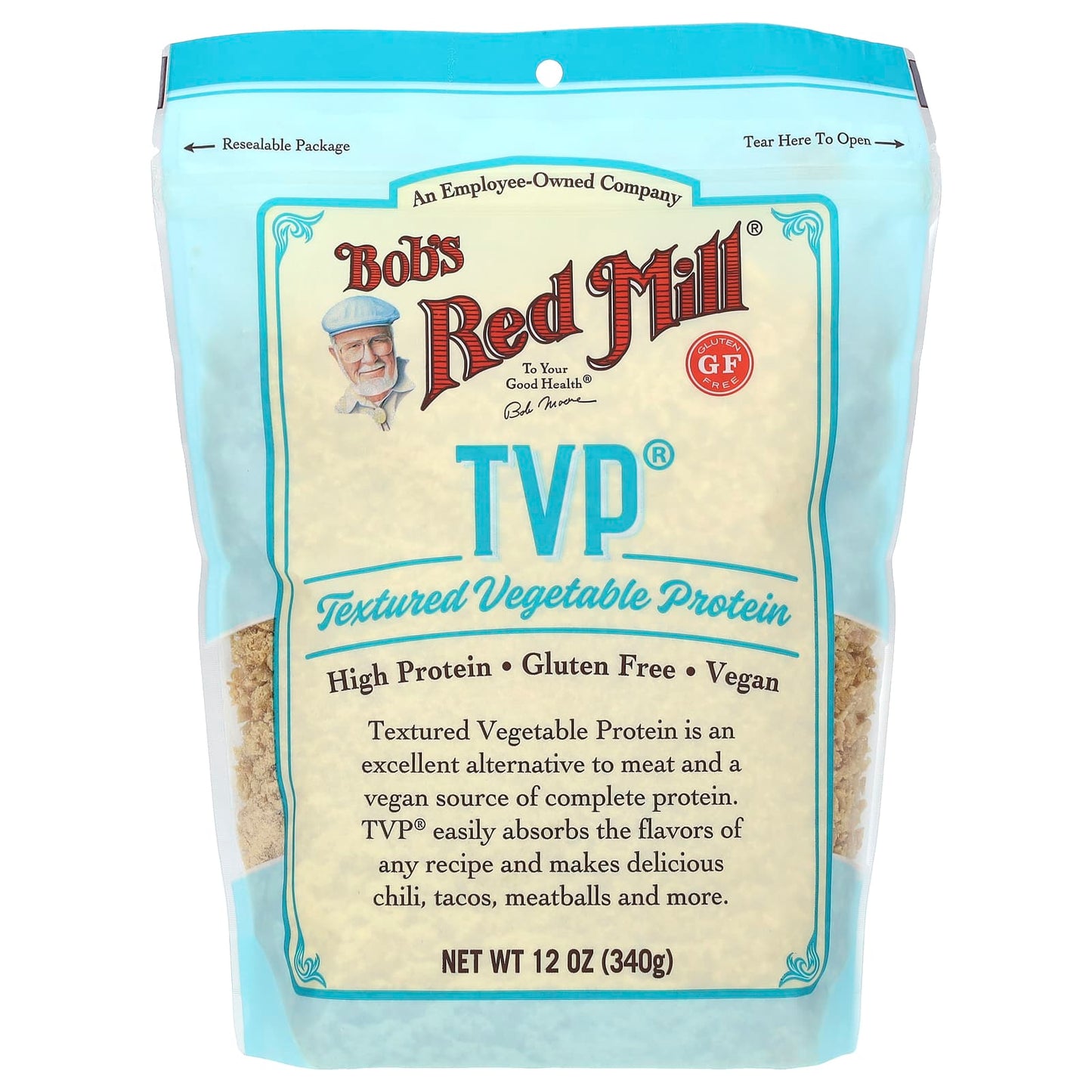Gluten-Free TVP by Bob's Red Mill - 12 oz Resealable Pack - Image 1