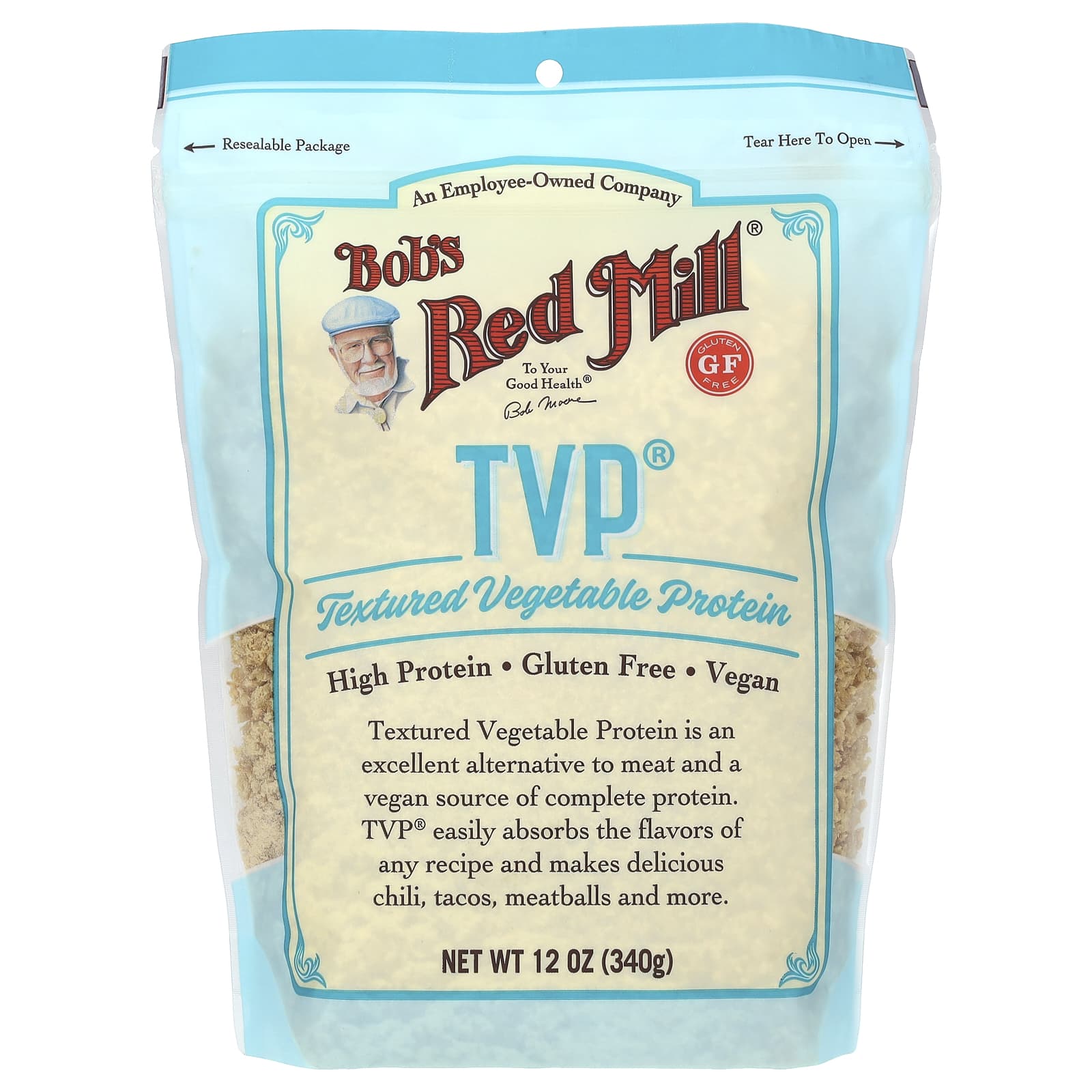 Gluten-Free TVP by Bob's Red Mill - 12 oz Resealable Pack - Image 1