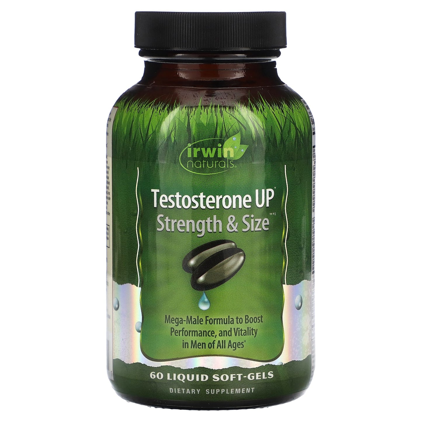 Boost Testosterone & Size with Irwin Naturals Liquid Softgels - Image 1