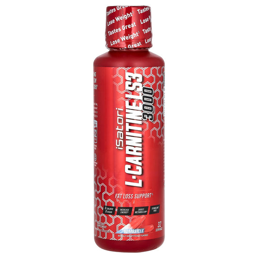 Isatori L-Carnitine LS3 3000 - Stimulant Free Fat Loss Supplement - Image 1