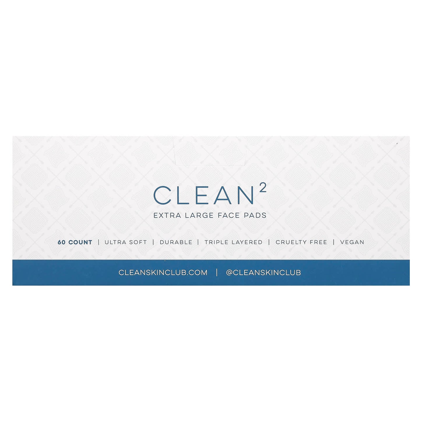 Extra Large Face Pads for Deep Cleansing, 60 Count - Clean Skin Club - Image 1