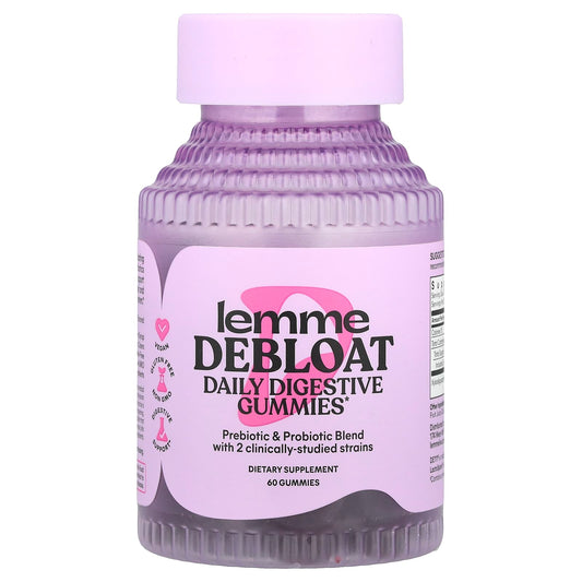 Lemme, Debloat, Daily Digestive Probiotic Gummies, 60 Gummies - Image 1
