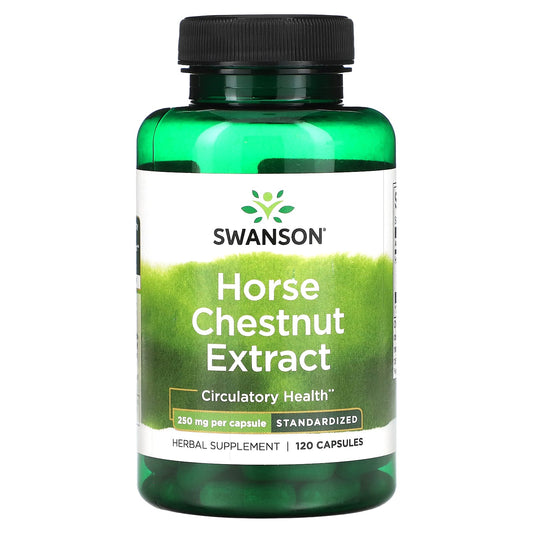 Swanson, Horse Chestnut Extract, 250 mg, 120 Capsules - Image 1